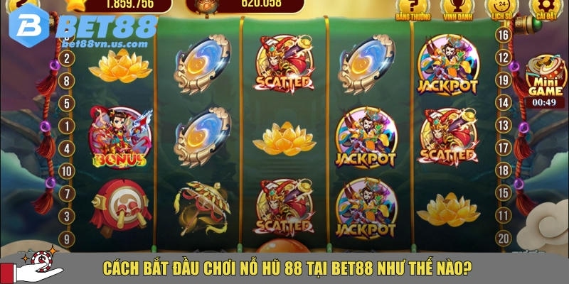 Nỗ hũ 88 - Trò chơi Quay hũ hot nhất 2025 tại BET88 2 Hướng dẫn chi tiết cách bắt đầu tham gia chơi nổ hũ 88