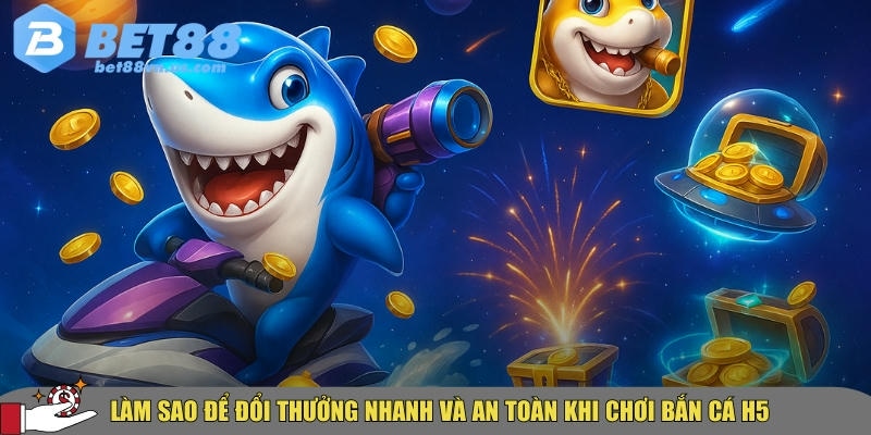 Hướng dẫn cách đổi thưởng nhanh và an toàn khi chơi bắn cá H5