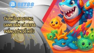 Tỷ phú đại dương – Game bắn cá Bet88 thắng lớn dễ hiểu